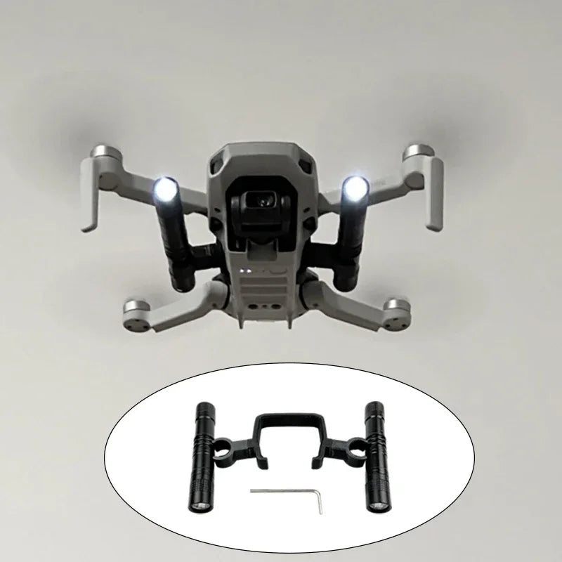 Night Light for DJI Mini 2 / Mini 2 SE / Mavic Mini / SE LED Night Flight Searchlight Flashlight with Bracket Drone Accessories