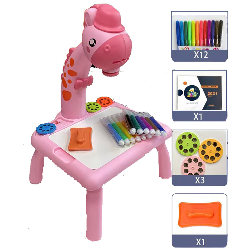 Children's LED Projector Drawing Table – Educational Painting Set & Learning Toy